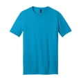 thumbnail image 4 of District Men's Young Short Sleeve Very Important V-Neck Tee Light Turquoise 3X-Large, 4 of 5