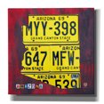 thumbnail image 1 of Epic Graffiti 'Arizona License Plate' by Design Turnpike, Giclee Canvas Wall Art, 26"x26", 1 of 6