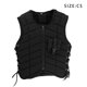 thumbnail image 3 of Eigraketly Equipo de protección para montar Chaleco de práctica transpirable Chaleco protector de cuerpo a prueba de golpes ajustable de seguridad Cuidado ecuestre y deportes Talla 5 Eigraketly OD022029-05, 3 of 6