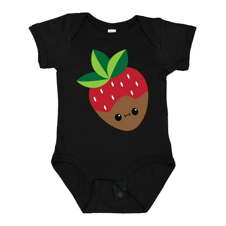 

Inktastic Kawaii Chocolate Strawberry Gift Baby Boy or Baby Girl Bodysuit
