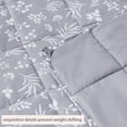 thumbnail image 2 of Teler Weighted Blanket for Adults 20 lbs, 60" x 80" Cooling Printed Heavy Blanket for Bed Sofa, Gray, 2 of 7