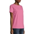 thumbnail image 4 of Hanes Women's Relaxed Fit Authentic Essentials Crewneck T-Shirt, 4 of 5