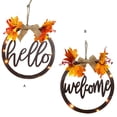 thumbnail image 3 of Inteprter Letreros redondos de clara, placas de otoño, placa llamativa, patio de festival al aire libre, tablero Adorable, de cosecha de Kits de decoración para fiestas JM01255 Inteprter HA063879-02, 3 of 6
