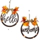 thumbnail image 5 of Bewildely Letreros redondos de clara, placas de otoño, placa llamativa, patio de festival al aire libre, tablero Adorable, de cosecha de Kits de decoración para fiestas JM01255 Bewildely HA063879-02, 5 of 6