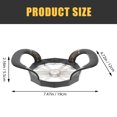 thumbnail image 2 of Cortador de manzanas de aleación de Zinc, herramienta para cortar frutas, cortador de manzanas, herramienta de cocina (negro), 1 HOMEMAXS 12861575-MX, 2 of 6