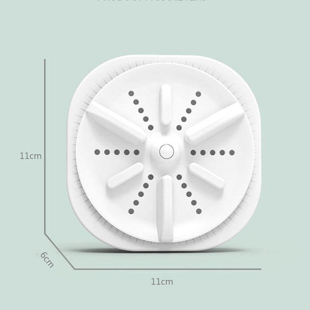 Lavadora Turbo Lavadora Turbo Lavadora automática de ropa de bajo ruido para viajes Blanco Sywqhk Libre de BPA