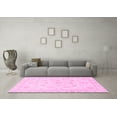 thumbnail image 3 of Ahgly Company Indoor Square Oriental Pink Traditional Area Rugs, 6' Square, 3 of 4