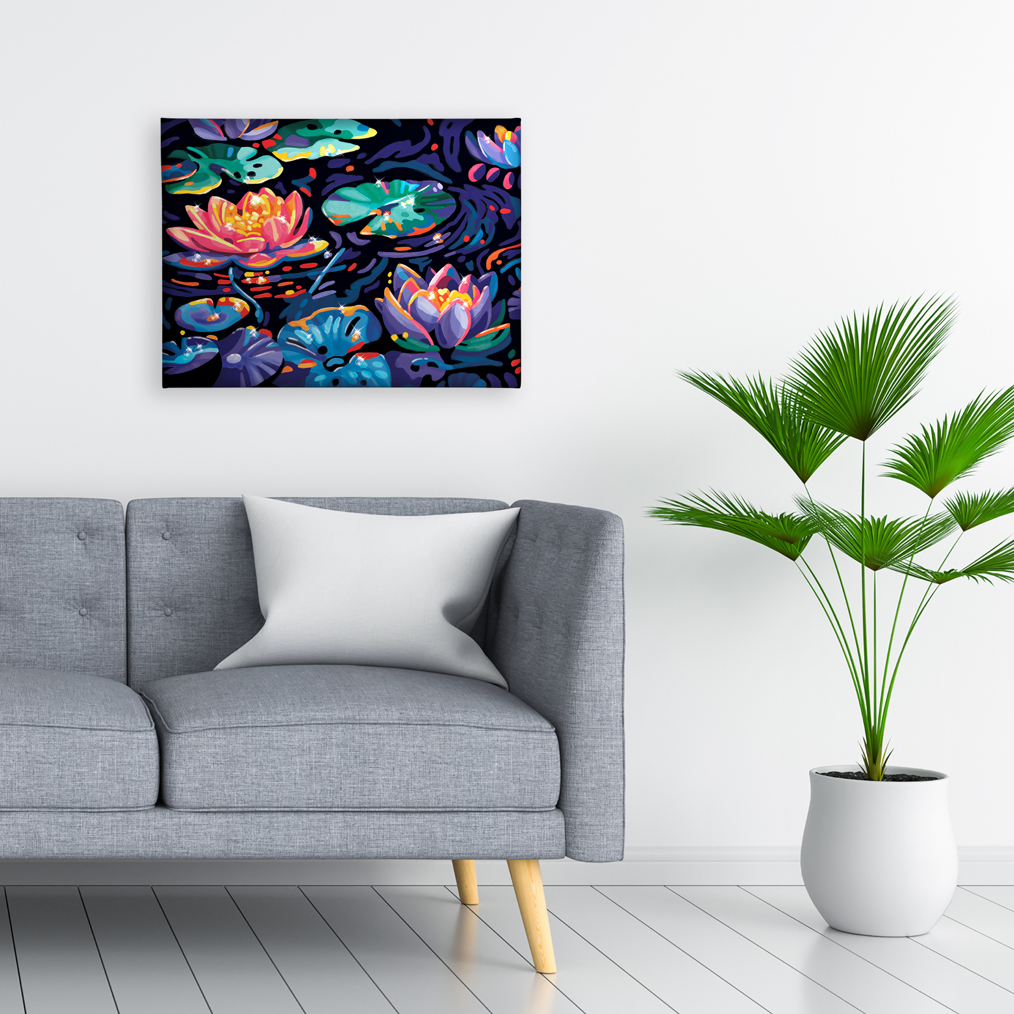 ArtSkills Luminous Water Lillies Paint by Numbers photo 7
