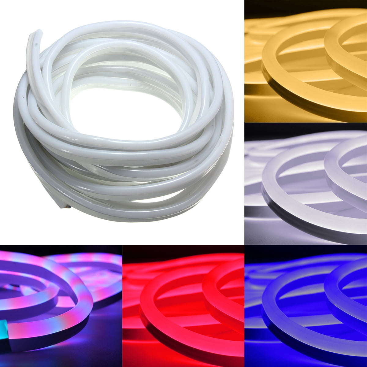 49FT High Brightness LED Neon Lights, SMD2835 Soft Flexible LED Neon