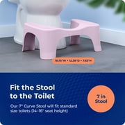 Squatty Potty Curve Toilet Stool Pink