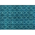 thumbnail image 1 of Ahgly Company Indoor Rectangle Abstract Light Blue Modern Area Rugs, 3' x 5', 1 of 4