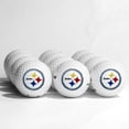 thumbnail image 2 of Pelotas de golf del equipo Pittsburgh Steelers de la NFL, tamaño reglamentario, paquete de 12 unidades, impresión a todo color del equipo duradera, 2 of 3