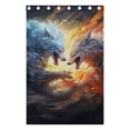 thumbnail image 5 of Wolves Fight Curtains Black Out 72 Inch Length Curtains for Sliding Glass Doors Bedroom Living Room 2 Pack, 5 of 6