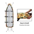 thumbnail image 4 of HELLHERO Sunflower Ironing Board Cover 3 Fasteners Dust Covers Polyester Fabric for Gifts Home Accessories, 4 of 5