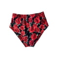 thumbnail image 5 of Douhoow Beach Swimwear High Waist Swim Shorts Women Floral Print Briefs Bikini Trunks Tankini, 5 of 9