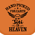 thumbnail image 4 of Inktastic Handpicked for Earth by My Titi in Heaven with Angel Wings Boys or Girls Baby Bib, 4 of 4