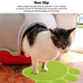 thumbnail image 4 of Cat Litter Box Mat Prevent Slip Soft Paw Shaped Waterproof PVC Pad For Indoor Floor, 4 of 8