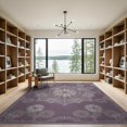 thumbnail image 2 of ODIKA 9'x12' Washable Area Rug Low Pile, Flatwoven, Floral Boho Vintage Medallion With Farmhouse Bloom And Scroll Accents for Great Room, Indoor Concept, Large Living, 2 of 7