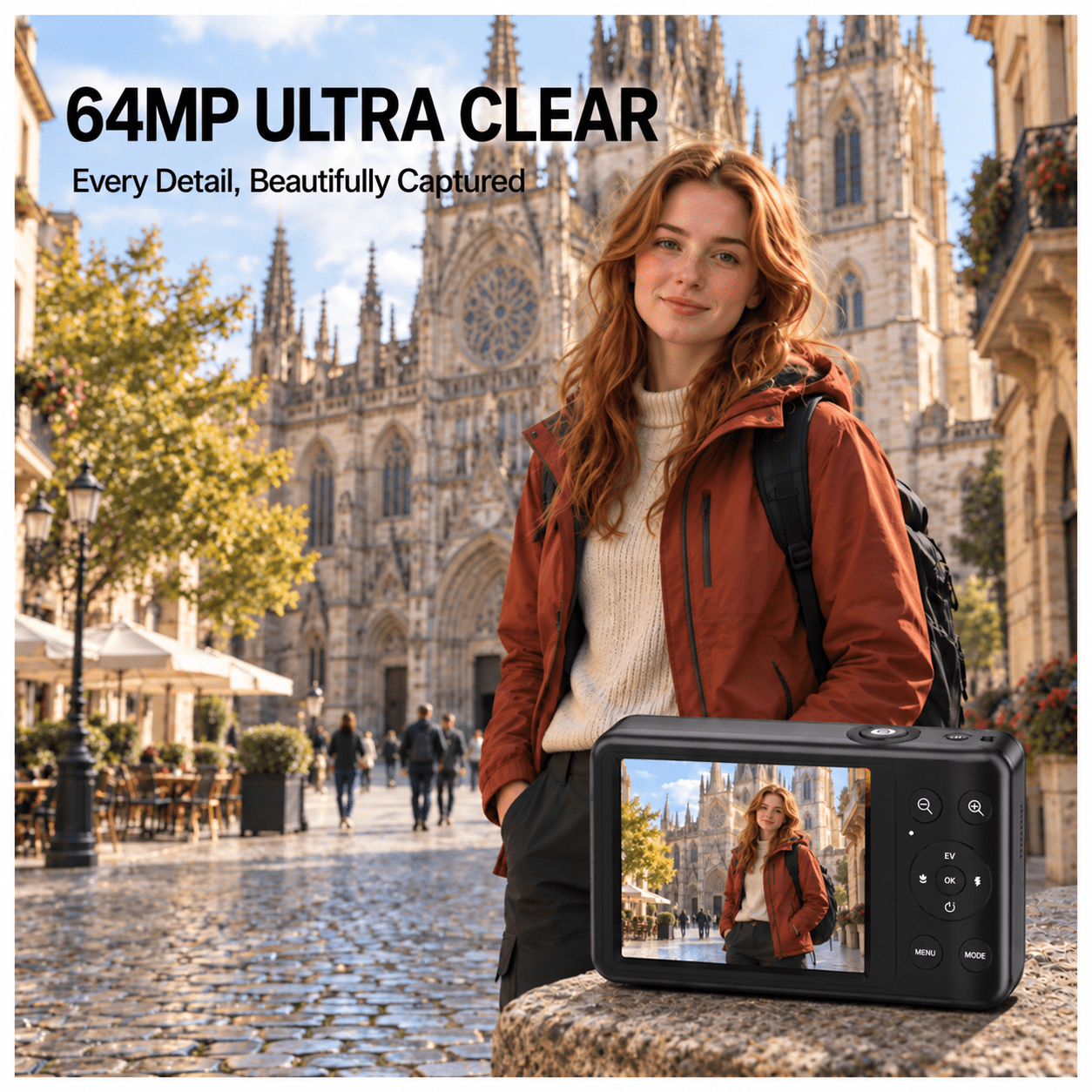 XLURC Digital Camera for Photography 8K Vlogging Camera for