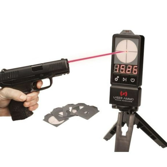 Laser Ammo LaserPET II Electronic Training Target, 9mm SureStrike IR Laser Cartr