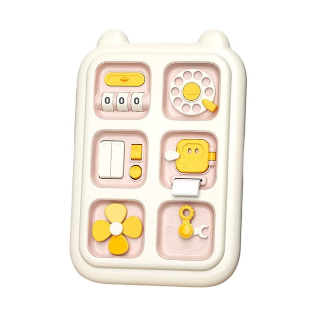 CAIROYAR Tablero de actividades sensoriales Busy Cube 6 en 1 portátil para niños pequeños