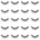 thumbnail image 1 of 10 pares pestañas postizas de pestañas esponjosas extensiones mujeres accesorios de maquillaje, 1 of 5