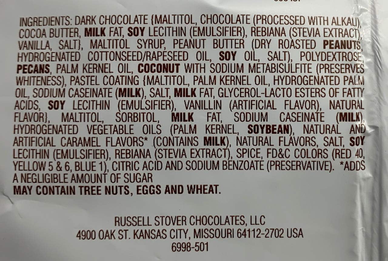 Russell Stover Sugar Free Dark Chocolate Mix, 15.5 oz