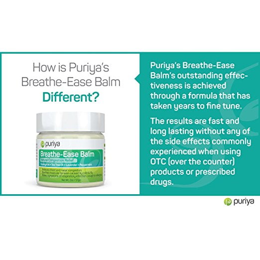 Buy Puriya Natural Chest and Nasal Congestion Relief. Soothes Sore