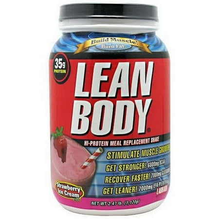 Labrada Nutrition Lean Body, Strawberry Ice Cream, 2.47 LB