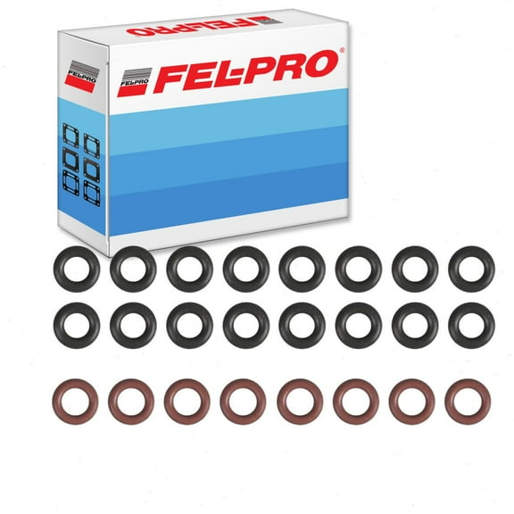 Fel-Pro Fuel Injector O-Ring Kit compatible with Jeep Grand Cherokee 3.7L 4.7L V6 V8 1999-2010