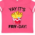 thumbnail image 4 of Inktastic Yay Its Fry Day with Cute French Fries Boys or Girls Toddler T-Shirt, 4 of 5