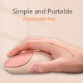 thumbnail image 4 of Wireless Mouse, BT 5.1 & 2.4GHz Dual Mode Silent Ergonomic Mouse, 3 Adjustable DPI, with Auto Sleep Mode, for PC Laptop Tablet, 4 of 7