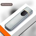 thumbnail image 5 of Zedker Briquet Sans Flamme Rechargeable par USB Écran Induction Liquidation, 5 of 5