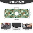 thumbnail image 2 of Pofeuu Christmas Donuts Print Splash Guard for Sink Faucet Sink Gadgets-Splash Guard Behind Faucet Drip Catcher for Kitchen, Bathroom,Sink Mat, 2 of 7