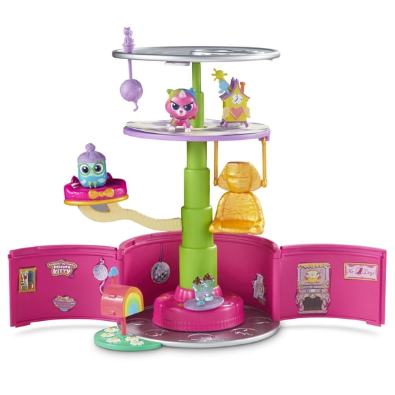Rainbow Butterfly Unicorn Kitty - 9 Lives Surprise Mini Playset