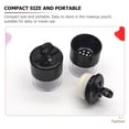 thumbnail image 3 of Miangastore 2 Pcs Pot de Poudre Réutilisable pour Application de Maquillage avec Coton Floqué 5g Noir, 3 of 8