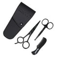 thumbnail image 1 of de Tijeras para El cabellero de Recta + Curvada con para El atención Facial Hombres Macarena juego de tijeras de barba, 1 of 5