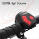 thumbnail image 4 of Campana de Bocina Electrónica para Bicicleta, Manillar de Bicicleta Recargable por USB, Timbre con Alarma para Ciclismo, Bocina Fuerte de 120db, Patinete Antirrobo, 4 of 5