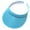 Blue, variant on Cloth Covered Slip-On Visor for Women, Adjustable Cap Sports Sun Visors for Men, Yellow