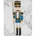 thumbnail image 2 of Hakimipour, Tiffany 12x14 Gold Ornate Wood Framed with Double Matting Museum Art Print Titled - Elegant Nutcracker I, 2 of 4