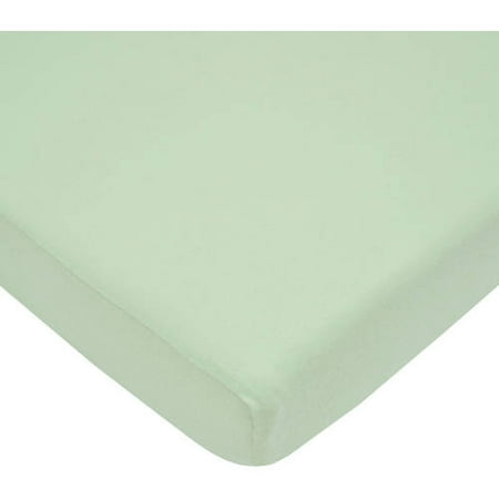 American Baby Company 100% Supreme Cotton Jersey Knit Fitted Portable/Mini-Crib Sheet, Celery