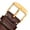Brown/Beige Stitch, variant on Alligator Embossed Genuine Leather Watch Band,20mm Replacement Wristband for Men Women,Luxury Crocodile Pattern Watch Strap