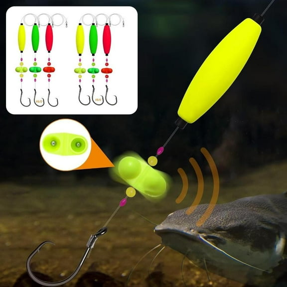 QHUDLV Catfish Rigs Catfish Float Rigs 3PCS Catfishing Tackle Fishing Tools