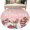 Pink, variant on Round Rug 7Ft Washable Non-Slip, Navy Blue Christmas Circle Area Rugs for Living Room Bedroom, Santa Snowman Snowflake Gifts Elk Indoor Floor Mats Carpet Runner for Home Decor Aesthetic