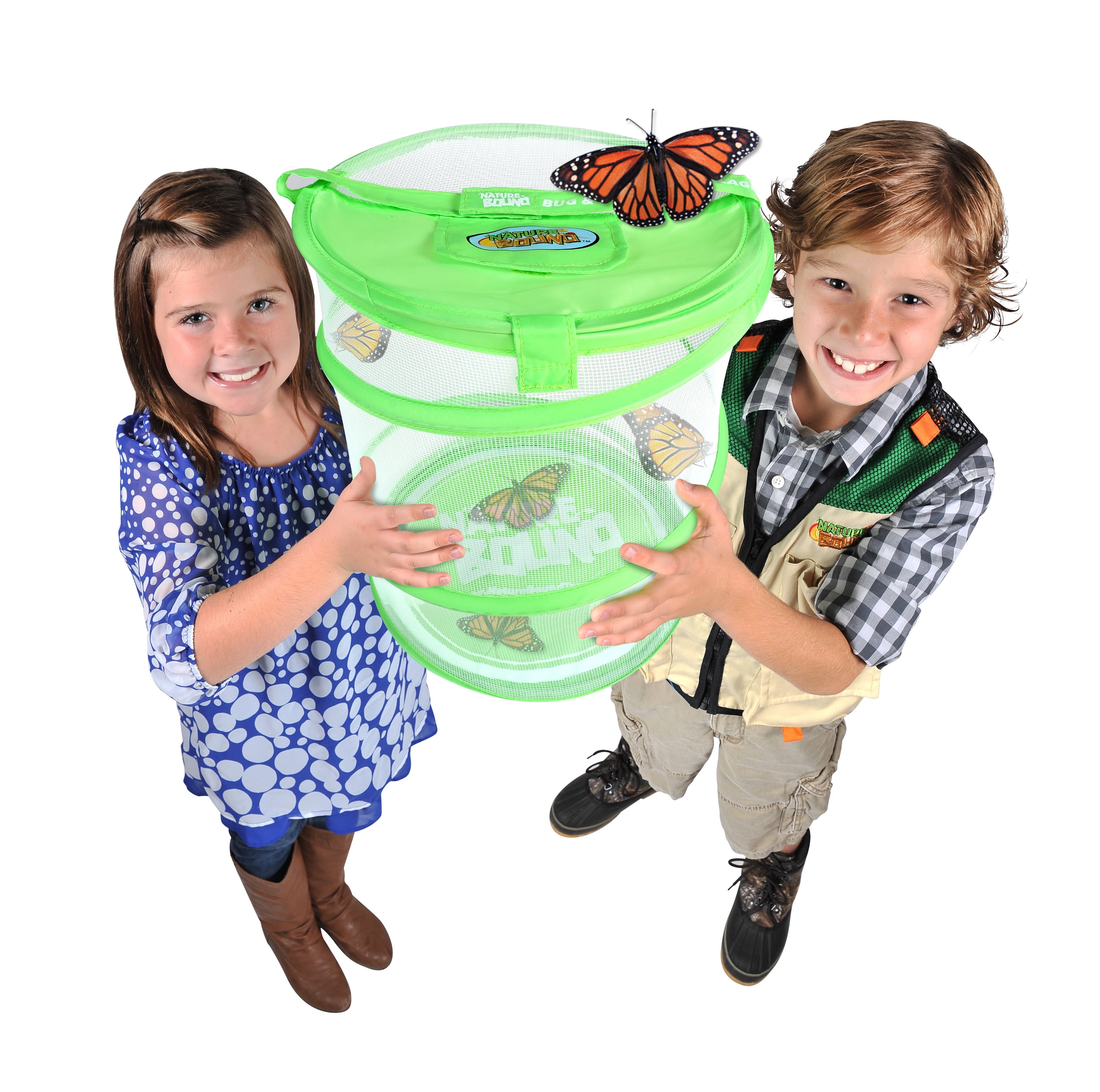 Nature Bound Butterfly Growing Habitat Kit - Kids Bug Raising Cage