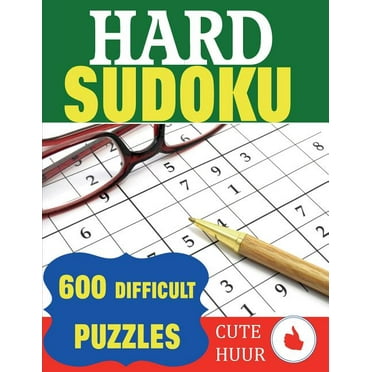 Hard Sudoku: 600 Difficult Puzzles (Paperback)