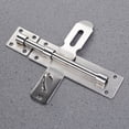thumbnail image 3 of 2pcs 8inches Durable Stainless Steel Door Lock Buckle Lock Bolt Lock for Door and Window Sliding Lock, 3 of 8