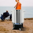 thumbnail image 2 of 201 Stainless Steel Stock Pot, 55Qt Crawfish Seafood Boil Pot with Draining Basket & Lid for Crab Lobster Shrimp Boiling, 2 of 15