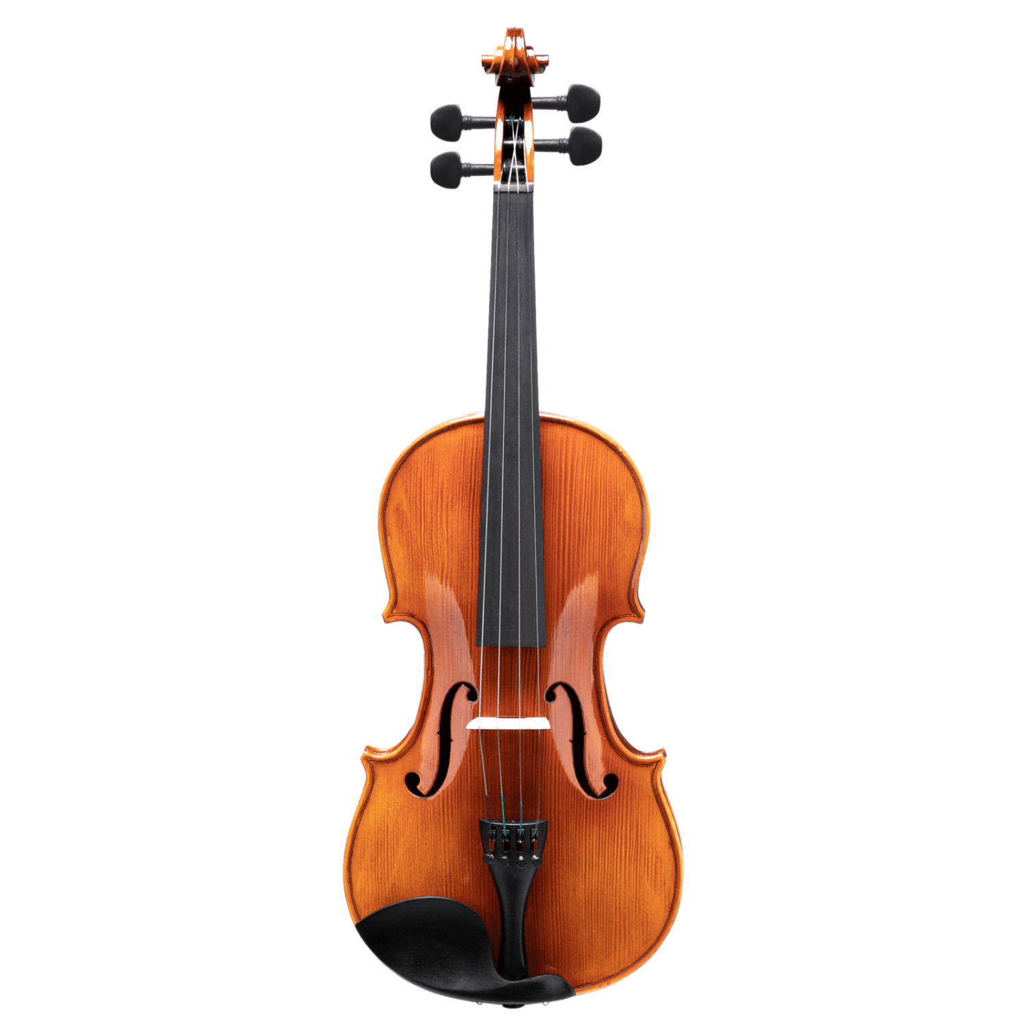 Hassch 4/4 Violin Set for Beginners with Case, Bows, Bridge, Extra Strings and Digital Metronome Tuner Tone Generator, Matte Color