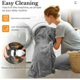 thumbnail image 4 of Mayincolor Electric Heated Blanket, 84" x 62" Twin Size Electric Blanket with 10 Heating Levels and 12 Hours Auto-Off, Soft Flannel Blanket with ETL & FCC Certification, Grey, 4 of 7